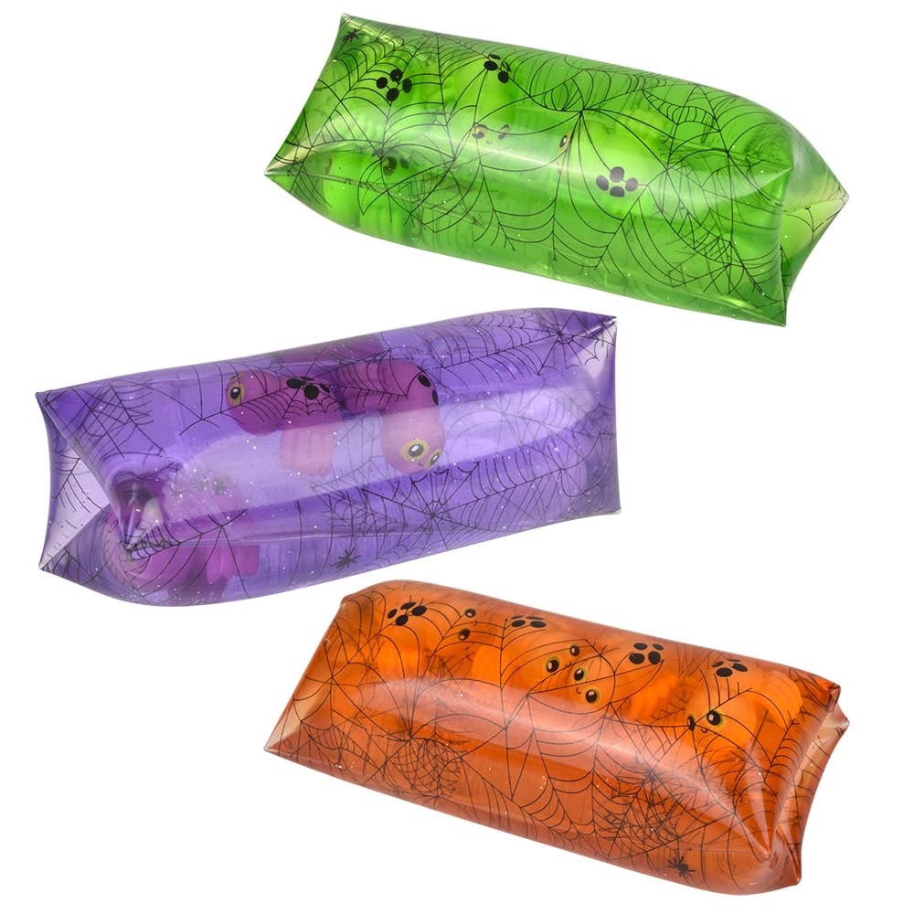 Halloween Spider Water Wigglers Kids Toy -6 Pack Assorted